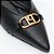 Sapatilha Lança Perfume Slingback Bico Pr27 Preto Feminino - Imagem 4