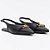 Sapatilha Lança Perfume Slingback Bico Pr27 Preto Feminino - Imagem 3