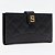 Carteira Lança Perfume Matelasse Enfeite Pr27 Preto Feminino - Imagem 3