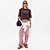 Camiseta Cropped Easy Lança Perfume Est Pr27 Marrom Feminino - Imagem 3