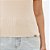 Blusa Canelada Lança Perfume Gola Pr27 Off White Feminino - Imagem 4