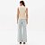 Blusa Canelada Lança Perfume Gola Pr27 Off White Feminino - Imagem 6