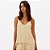 Blusa Lança Perfume Alça Acetinada Pr27 Dourado Feminino - Imagem 1