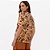 Blusa Lança Perfume Malha Decote V Pr27 Bege Feminino - Imagem 2