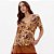 Blusa Lança Perfume Malha Decote V Pr27 Bege Feminino - Imagem 3