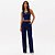 Blusa Cropped Lança Perfume Heavy Pr27 Marinho Feminino - Imagem 3