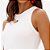 Body Canelado Lança Perfume Sem Mang Pr27 Off White Feminino - Imagem 3