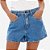 Short Jeans Lança Perfume Relaxed Midi Pr27 Azul Feminino - Imagem 1