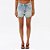 Short Jeans Lança Perfume Relaxed Média Pr27 Azul Feminino - Imagem 1