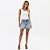 Saia Jeans Lança Perfume Curta Midi Pr27 Azul Feminino - Imagem 3