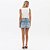Saia Jeans Lança Perfume Curta Midi Pr27 Azul Feminino - Imagem 2