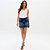 Saia Jeans Lança Perfume Curta Média Pr27 Azul Feminino - Imagem 4