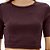 Blusa Cropped Easy Lança Perfume Canela Pr27 Marrom Feminino - Imagem 3