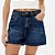 Short Jeans Easy Lança Perfume Mom High Pr27 Azul Feminino - Imagem 1