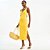 Vestido Mid Colcci Gola Pr27 Amarelo Feminino - Imagem 1