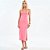Vestido Mid Colcci Iconic Pr27 Rosa Feminino - Imagem 1