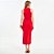 Vestido Mid Colcci Nó Pr27 Vermelho Feminino - Imagem 2