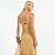 Vestido Longo Colcci Faixas Pr27 Bege Feminino - Imagem 4