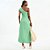 Vestido Mid Colcci Manga Pr27 Verde Feminino - Imagem 2