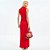 Vestido Longo Colcci Canelado Pr27 Vermelho Feminino - Imagem 2