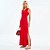 Vestido Longo Colcci Canelado Pr27 Vermelho Feminino - Imagem 1