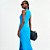 Vestido Mid Colcci Canelado Pr27 Azul Feminino - Imagem 5