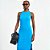 Vestido Mid Colcci Canelado Pr27 Azul Feminino - Imagem 4