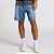 Bermuda Jeans John John Box Costa Rica Pr27 Azul Masculino - Imagem 1