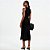 Vestido Mid Colcci Canelado Pr27 Preto Feminino - Imagem 2