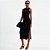 Vestido Mid Colcci Canelado Pr27 Preto Feminino - Imagem 1