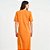Vestido Mid Colcci Cut Pr27 Laranja Feminino - Imagem 4