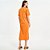 Vestido Mid Colcci Cut Pr27 Laranja Feminino - Imagem 2