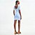 Vestido Curto Colcci Canelado Pr27 Azul Feminino - Imagem 4