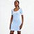 Vestido Curto Colcci Canelado Pr27 Azul Feminino - Imagem 1