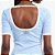 Vestido Curto Colcci Canelado Pr27 Azul Feminino - Imagem 5