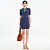 Vestido Curto Colcci Canelado Patch Pr27 Azul Feminino - Imagem 3