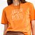 Camiseta Colcci Estampada Pr27 Laranja Feminino - Imagem 3