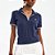 Camisa Polo Colcci Faixa Iconic Pr27 Azul Feminino - Imagem 3