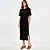 Vestido Mid Colcci Cut Pr27 Preto Feminino - Imagem 1