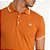Camisa Polo Colcci Faixa Iconic Pr27 Laranja Masculino - Imagem 3