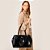 Bolsa Tote Dudalina Lucy Pr27 Preto Feminino - Imagem 6