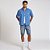 Bermuda Jeans John John Clássica Selby Pr27 Azul Masculino - Imagem 3