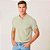Camisa Polo Dudalina Jacquard Pr27 Verde Masculino - Imagem 3