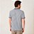Camisa Polo Dudalina Listrada Binada Ve27 Cinza Masculino - Imagem 2