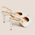 Scarpin Slingback Dudalina Couro Ve27 Off White Feminino - Imagem 2