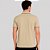 Camisa Polo Dudalina Mc Frisos Degradê Ve27 Bege Masculino - Imagem 2