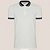 Camisa Polo Dudalina Frisos Degradê Ve27 Off White Masculino - Imagem 3