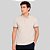 Camisa Polo Dudalina Piquet Maquinetada Ve27 Bege Masculino - Imagem 1