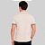 Camisa Polo Dudalina Piquet Maquinetada Ve27 Bege Masculino - Imagem 2