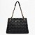 Bolsa Shopping Lança Perfume Matelassê Ve27 Preto Feminino - Imagem 1